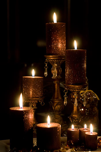 candles without sparkle effect brushes