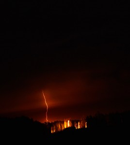 lightning storm